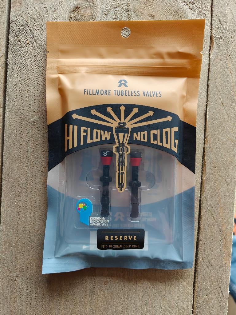 Reserve Fillmore tubeless ventielen 50mm, Overige materialen, Overige typen, Reserve, Nieuw
