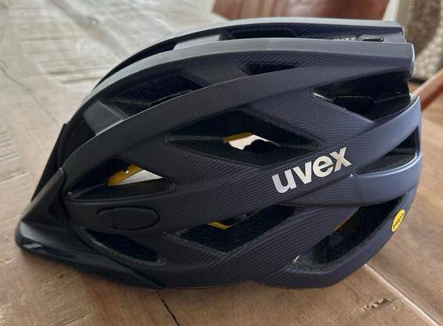 Uvex i-vo cc MIPS fietshelm midnight - silver mat, Ophalen of Verzenden, Zo goed als nieuw, Overige maten, Heer of Dame