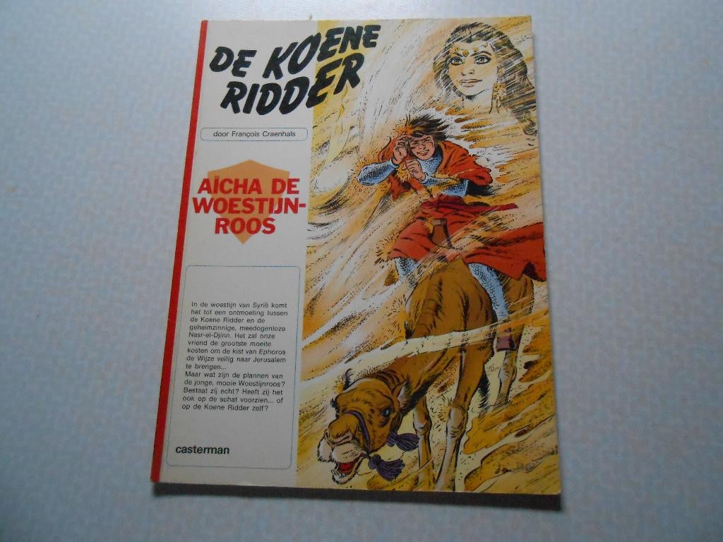 De koene ridder 8 Aïcha de woestijnroos 1976 1 ste druk., Boeken, Eén stripboek, Zo goed als nieuw, François Craenhals, Ophalen of Verzenden