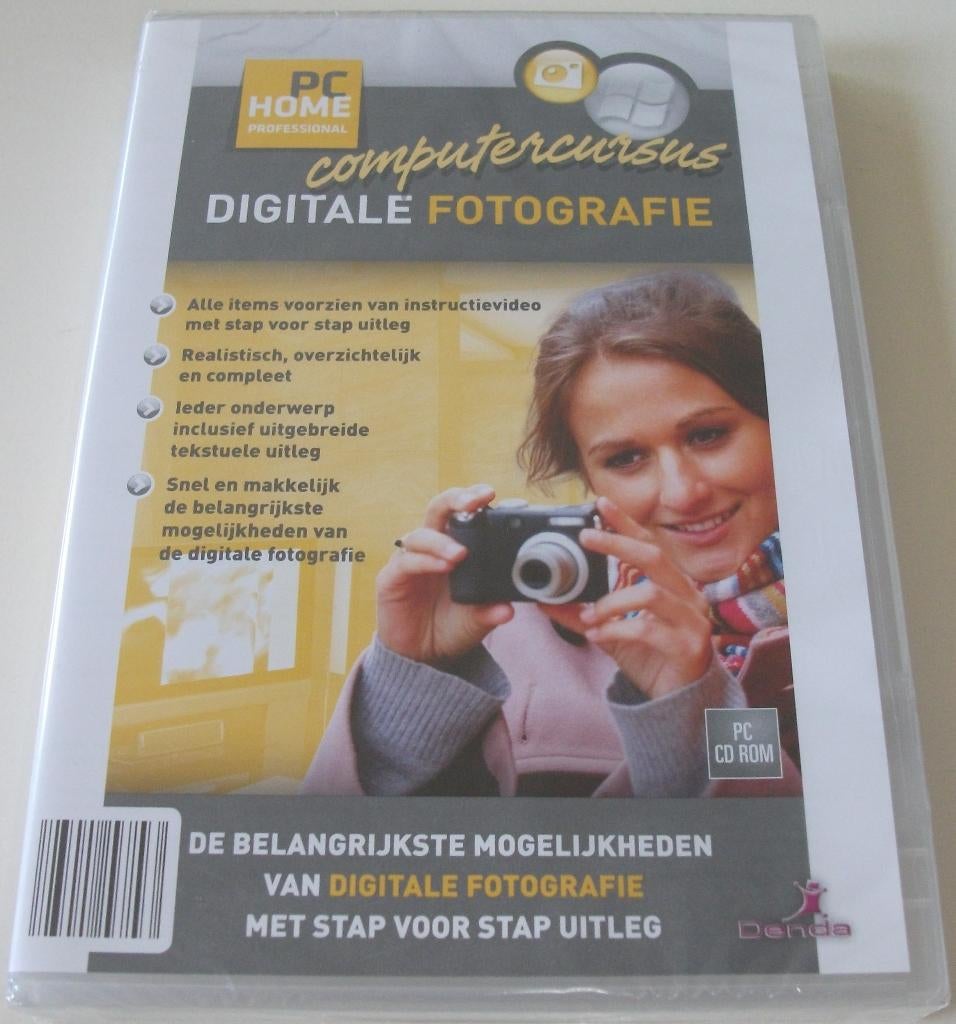 PC CD-rom *** DIGITALE FOTOGRAFIE *** Computercursus *NIEUW*, Ophalen of Verzenden, Nieuw, Overige typen
