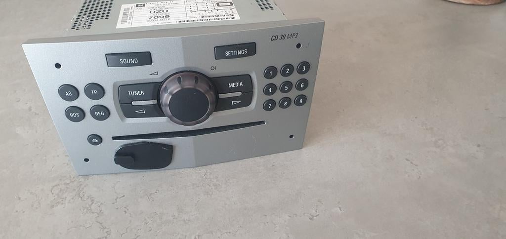 Radio , CD speler opel corsa, Ophalen of Verzenden, Gebruikt
