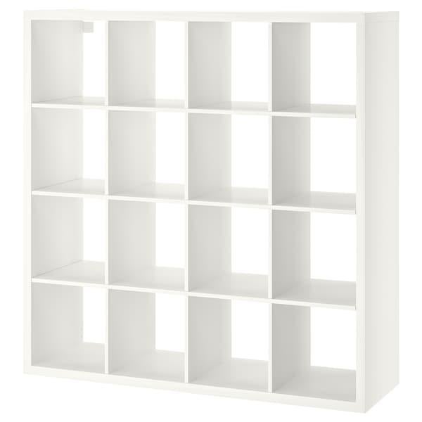 16vaks Kallax vakkenkast roomdivider ikea wit, Huis en Inrichting, Kasten | Wandmeubels, Ophalen, Gebruikt, 25 tot 50 cm, Minder dan 150 cm
