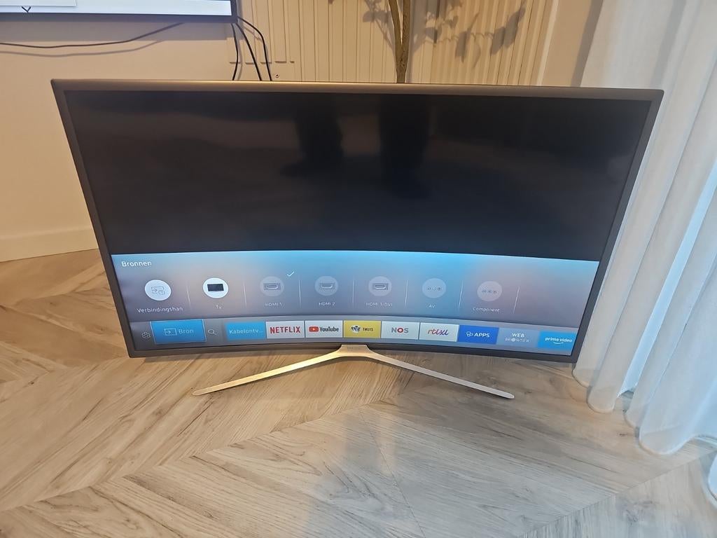 SAMSUNG SMART TV 40 INCH CURVED WIFI APPS, Audio, Tv en Foto, Televisies, Gebruikt, 50 Hz, Ophalen of Verzenden, Samsung