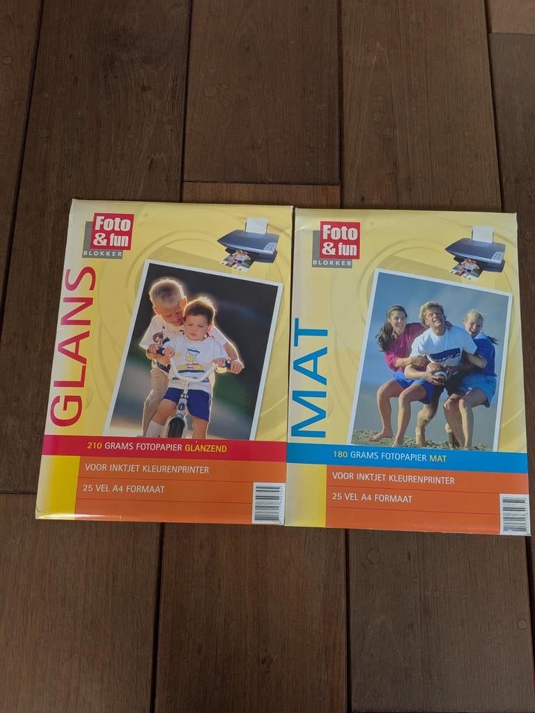 Fotopapier glanzend en mat voor inkjet printer, Ophalen of Verzenden