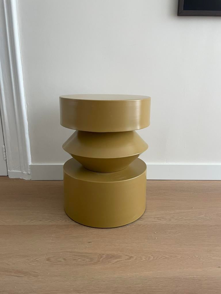 Loods 5 bijzettafel Bora Glossy Green, Ophalen, Zo goed als nieuw