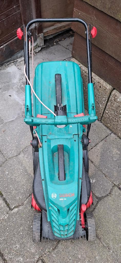 Electrische grasmaaier Bosch, Ophalen, Cirkelmaaier, Gebruikt, Elektrische grasmaaier