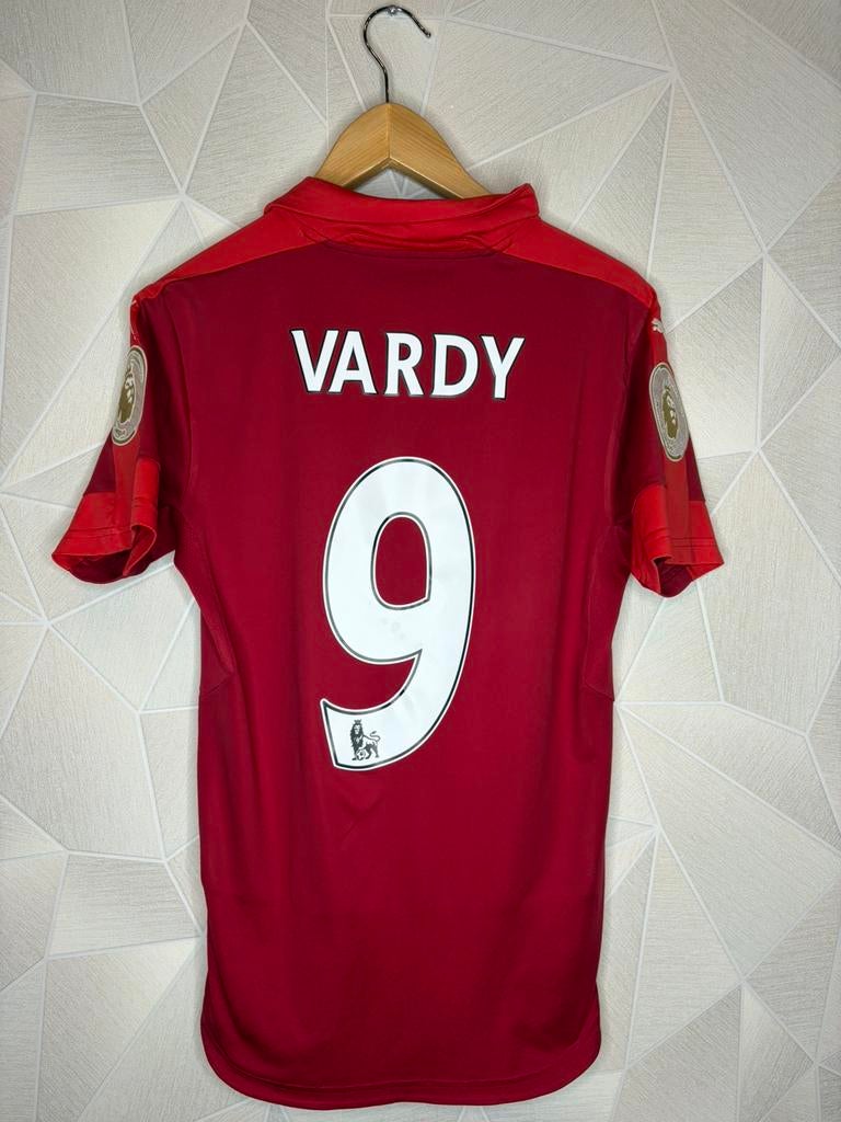Leicester City Uit 2016/2017 Vardy, Maat XS of kleiner, Ophalen of Verzenden, Zo goed als nieuw, Shirt