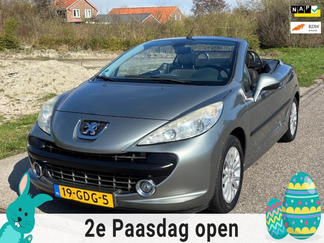 Peugeot 207 CC 1.6 VTi Airco Electric pakket Audio-CD/MP3 AB, Gebruikt, Zwart, 4 cilinders, Cabriolet