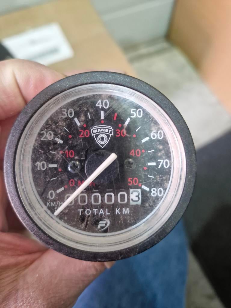 Puch Manet Korado kilometerteller 60mm 100km/h, Ophalen of Verzenden, Overige typen, Overige merken