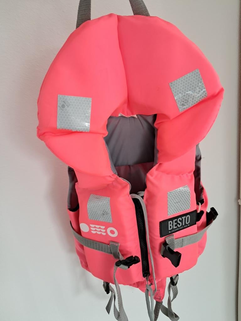 Besto zwemvest roze 5-15 kg z.g.a.n, Kind, Besto, Ophalen of Verzenden, Zo goed als nieuw