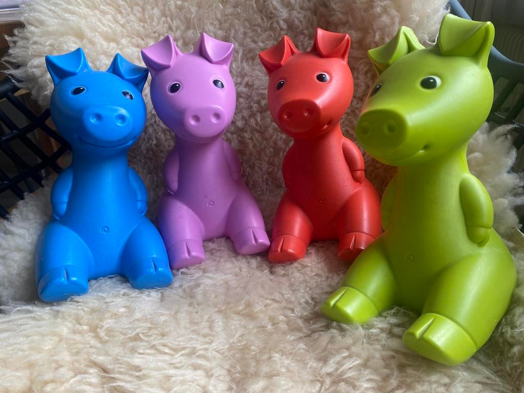 Vintage spaatpotten van Ikea, Ophalen of Verzenden, Zo goed als nieuw, Steen, Aardewerk of Keramiek, Dier