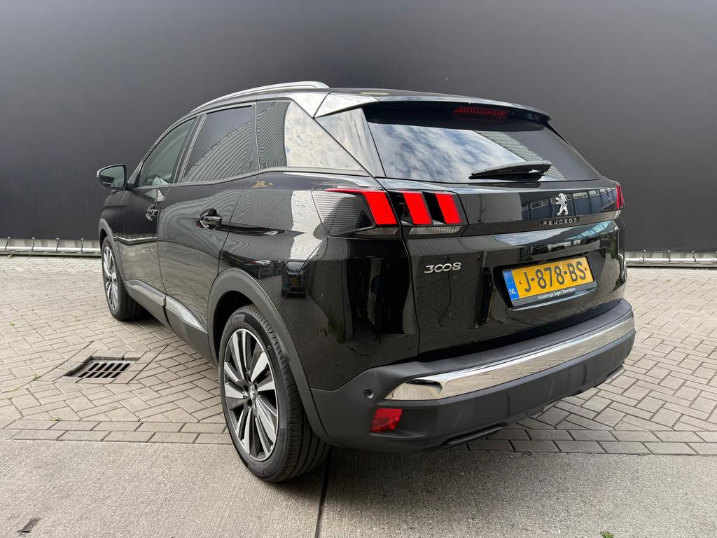 Peugeot 3008 1.2 PureTech Blue Lease Premium Avantage, Gebruikt, 1199 cc, Leder en Stof, Zwart