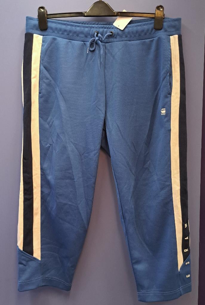 G-Star gstar side stripe sweat pant broek blauw mt XL 41765, Kleding | Heren, Broeken en Pantalons, Blauw, ., Maat 56/58 (XL)