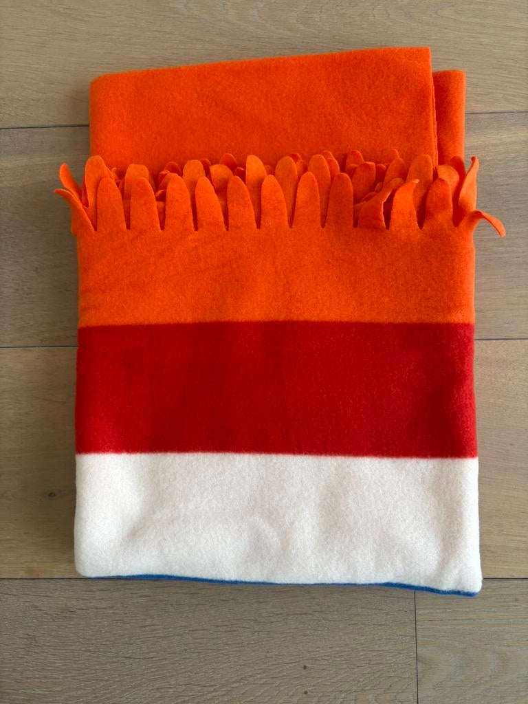 Koningsdag/oranje plaid! Nieuw!, Ophalen of Verzenden, Nieuw