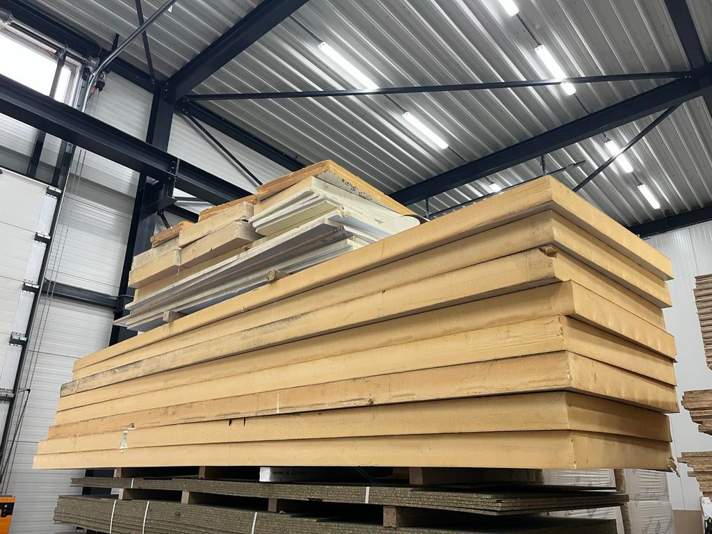 Partij Isolatie diverse diktes, Doe-het-zelf en Verbouw, Isolatie en Afdichting, Ophalen, Gebruikt, Hardschuim (Pir), 15 m² of meer