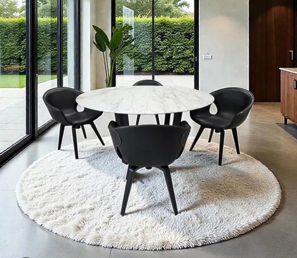 Poltrona Frau dining table round 150cm Calacatta Oro (goud), Info@micheldethouars.nl, Rond, Nieuw, Ophalen of Verzenden