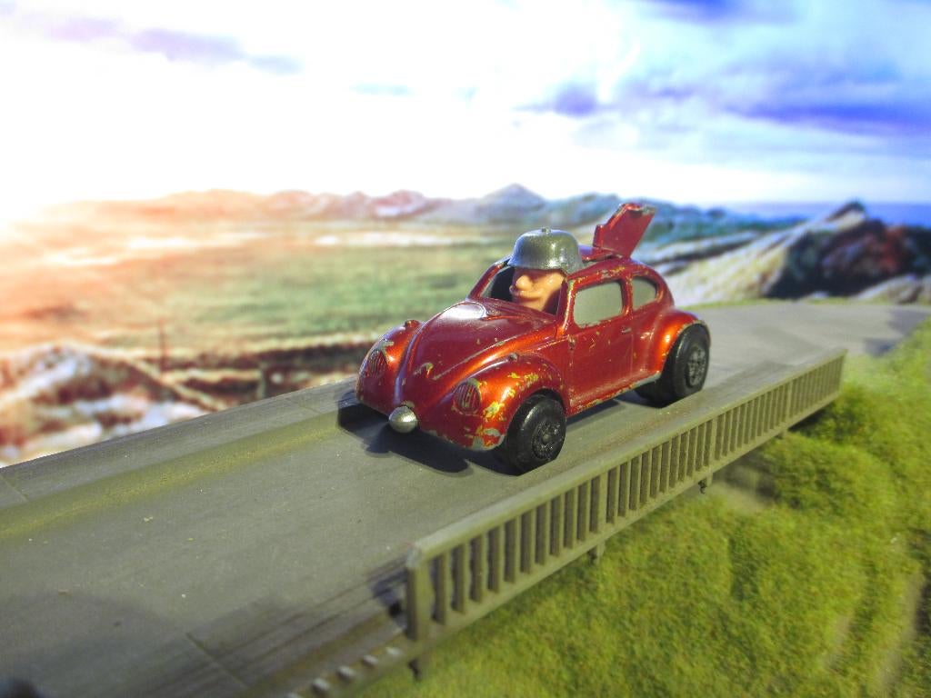 1:69 VW Volkswagen Flying Bug Matchbox nr.11 1972 #3, Hobby en Vrije tijd, Modelauto's | Overige schalen, Gebruikt, Auto, Ophalen of Verzenden