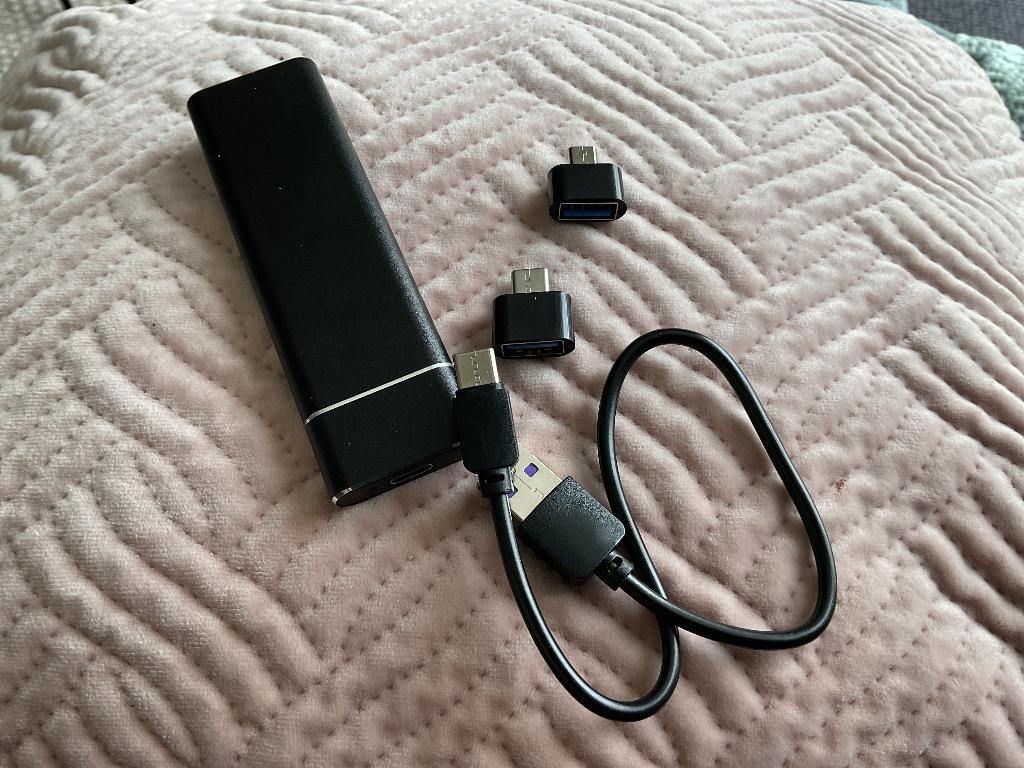 Draagbare externe harde schijf, Computers en Software, Harde schijven, Verzenden, SSD, Nieuw, Laptop