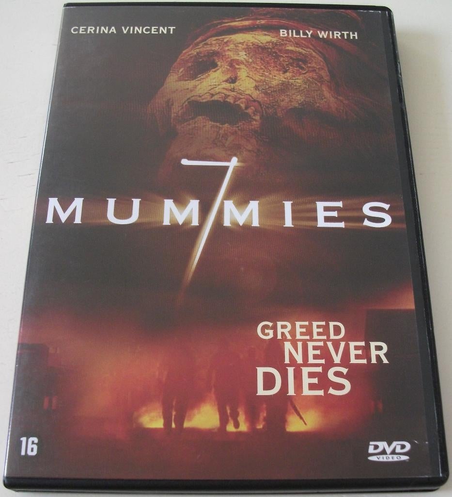Dvd *** 7 MUMMIES *** Greed never dies, Vanaf 16 jaar, Ophalen of Verzenden, Zo goed als nieuw, Overige genres