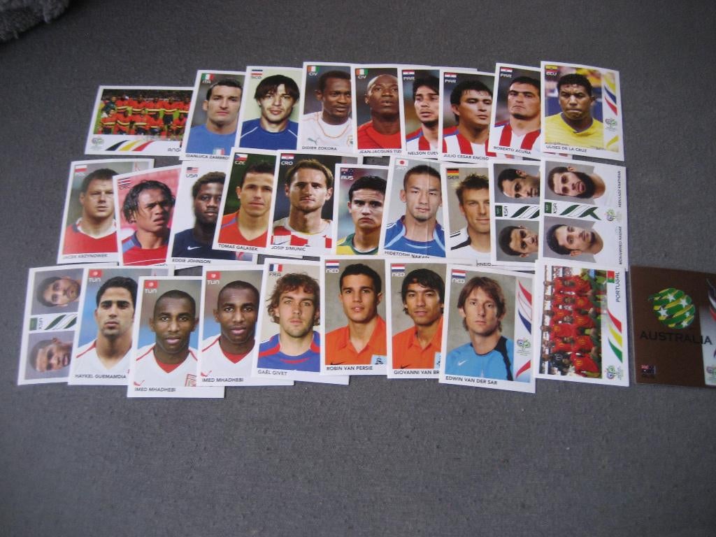 panini wk 2006 plaatjes, Ophalen of Verzenden, Zo goed als nieuw, Meerdere plaatjes