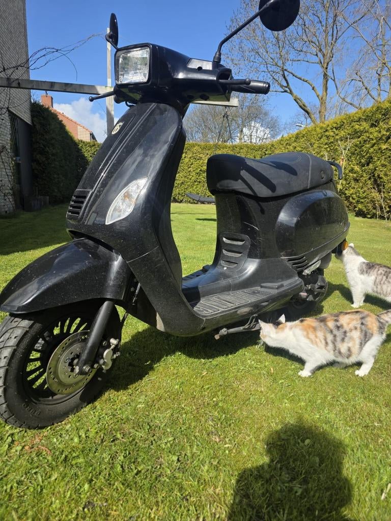 BTC Riva S Zwart Bromscooter - Goed Lopend, Moet Weg!, Ophalen, Gebruikt, Overige merken