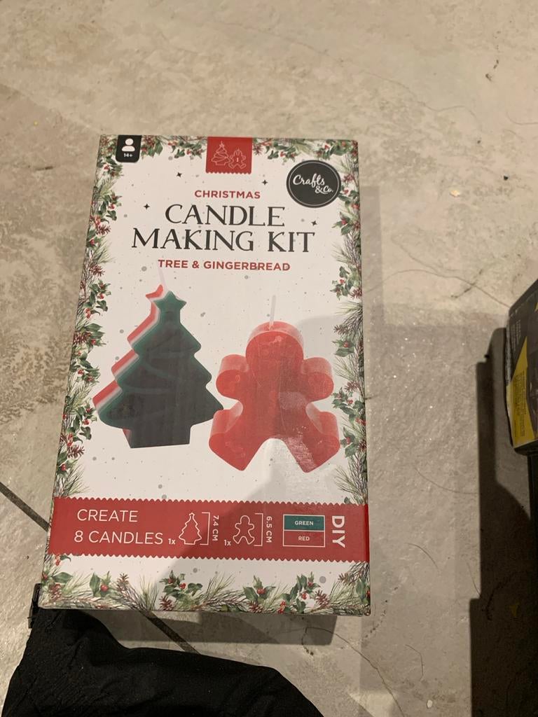 Kerst Kaarsen Maakset - Boom & Peperkoekman, Ophalen of Verzenden, Nieuw, Knutselwerk