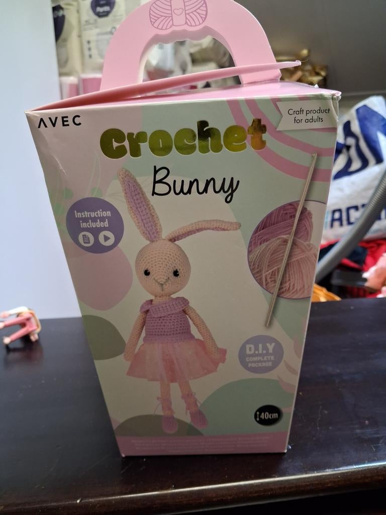 Haakpakket Crochet Bunny, Hobby en Vrije tijd, Breien en Haken, Ophalen of Verzenden