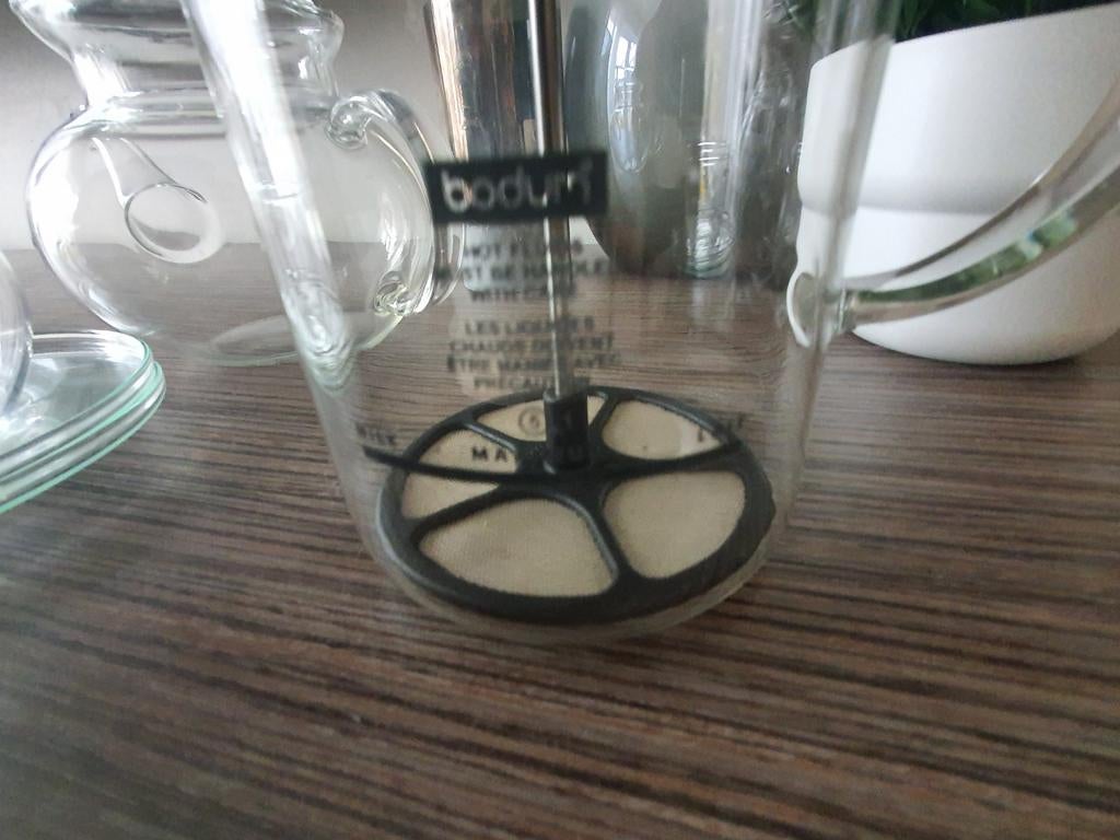 Bodum melkopschuimer - Glas, ook te gebruiken voor thee, Ophalen of Verzenden, Gebruikt