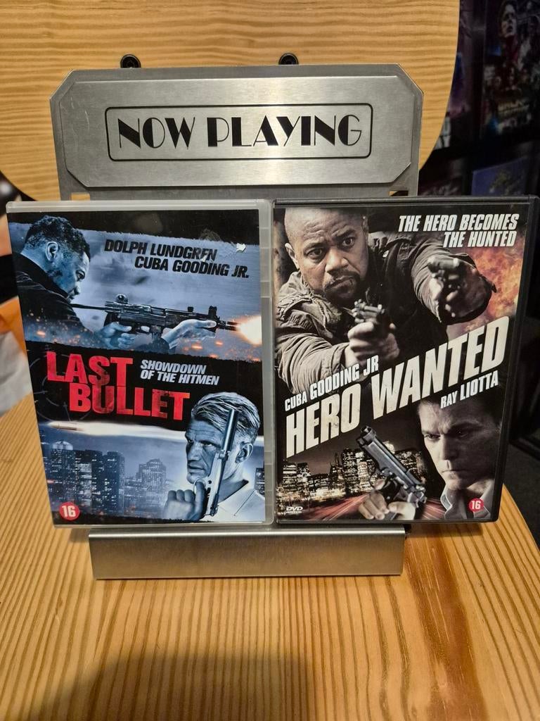 DVD: Last Bullet & Hero Wanted (Nederlands ondertiteld), Vanaf 16 jaar, Ophalen of Verzenden, Gebruikt, Actie