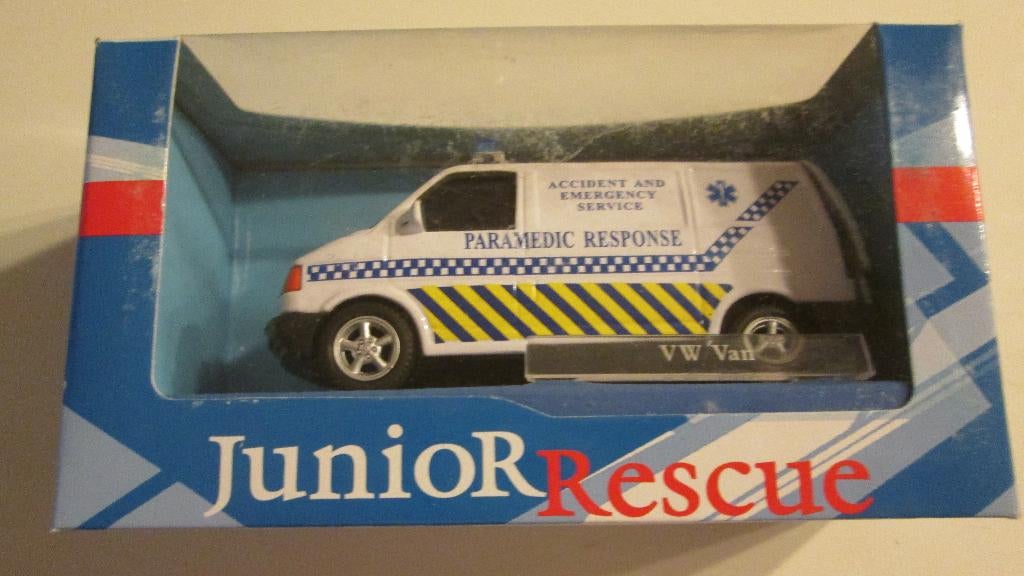 VW Busje Ambulance 1:43, Ophalen of Verzenden, Nieuw, Auto, Overige merken