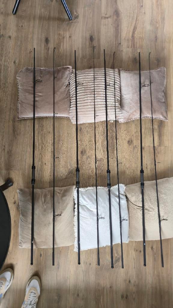 4 x Nash Pursuit Abbreviated 10ft 3.00lb Karperhengels, Watersport en Boten, Hengelsport | Karpervissen, Ophalen of Verzenden