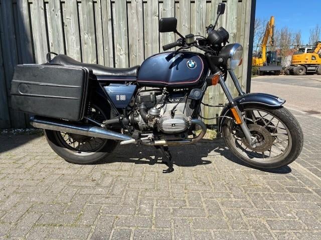 BMW R80 1980 Schuurvondst, Motoren, Motoren | Schademotoren, Overig, BMW, meer dan 35 kW, 2 cilinders, Motorrijbewijs A, Handgeschakeld