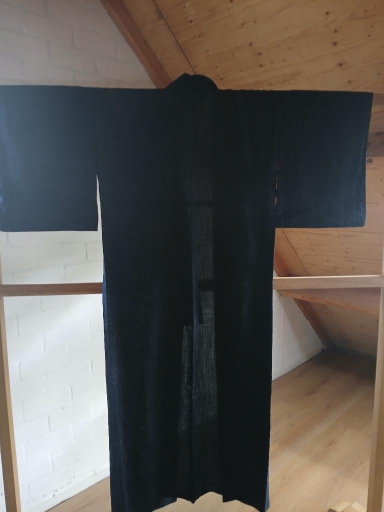 Traditionele Japanse Kimono dark blue kon