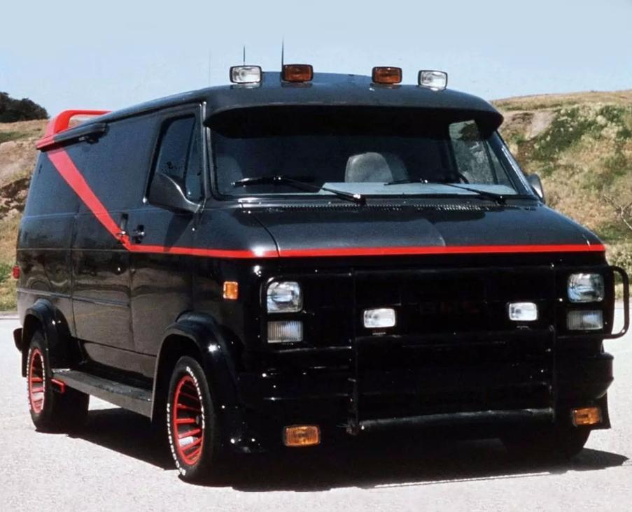 Norev 1:43 GMC Vandura A-Team - Jet-car. Verwacht 08-2026, Nieuw, Norev, Ophalen of Verzenden, -