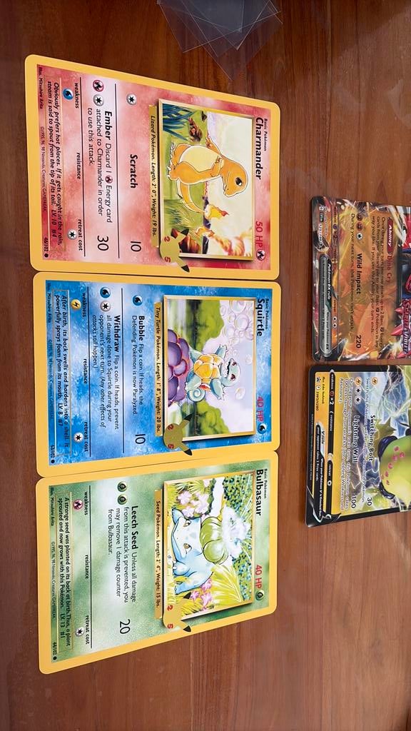 Pokemon jumbo kaarten starters, Ophalen, Zo goed als nieuw