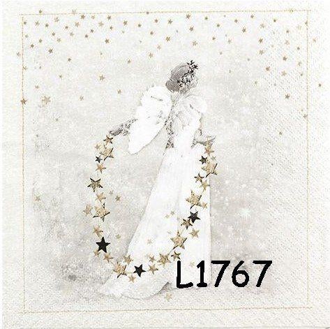 Servetten decoupage/bullet journal * engel L1767, Verzenden, Nieuw, Materiaal