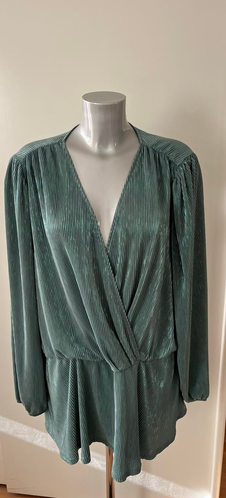 Top overslag glitter groen MSMode maat xxl, Ophalen of Verzenden, Zo goed als nieuw, Groen, Shirt of Top