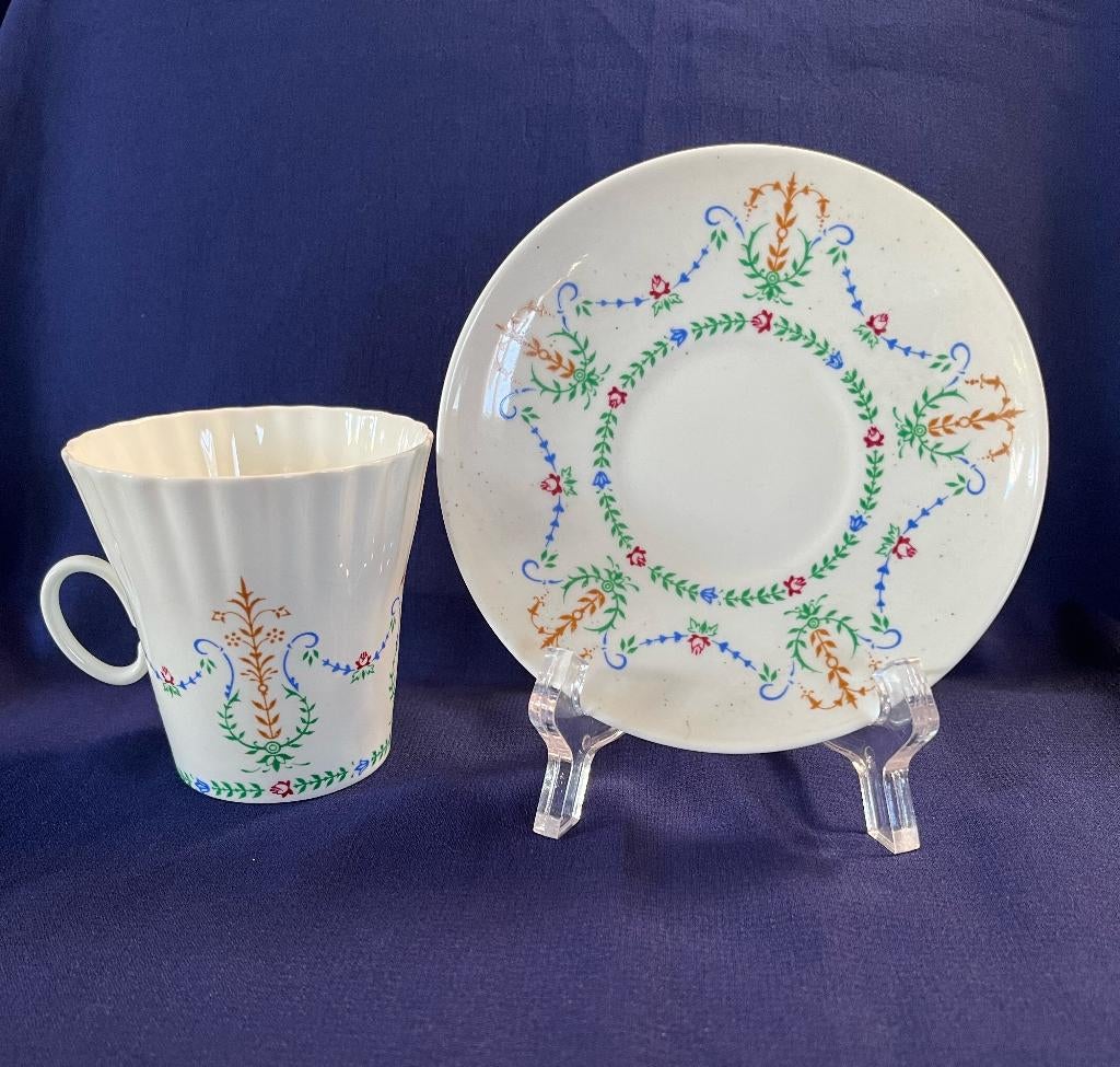 Vintage Lomonosov kop en schotel, Ophalen of Verzenden