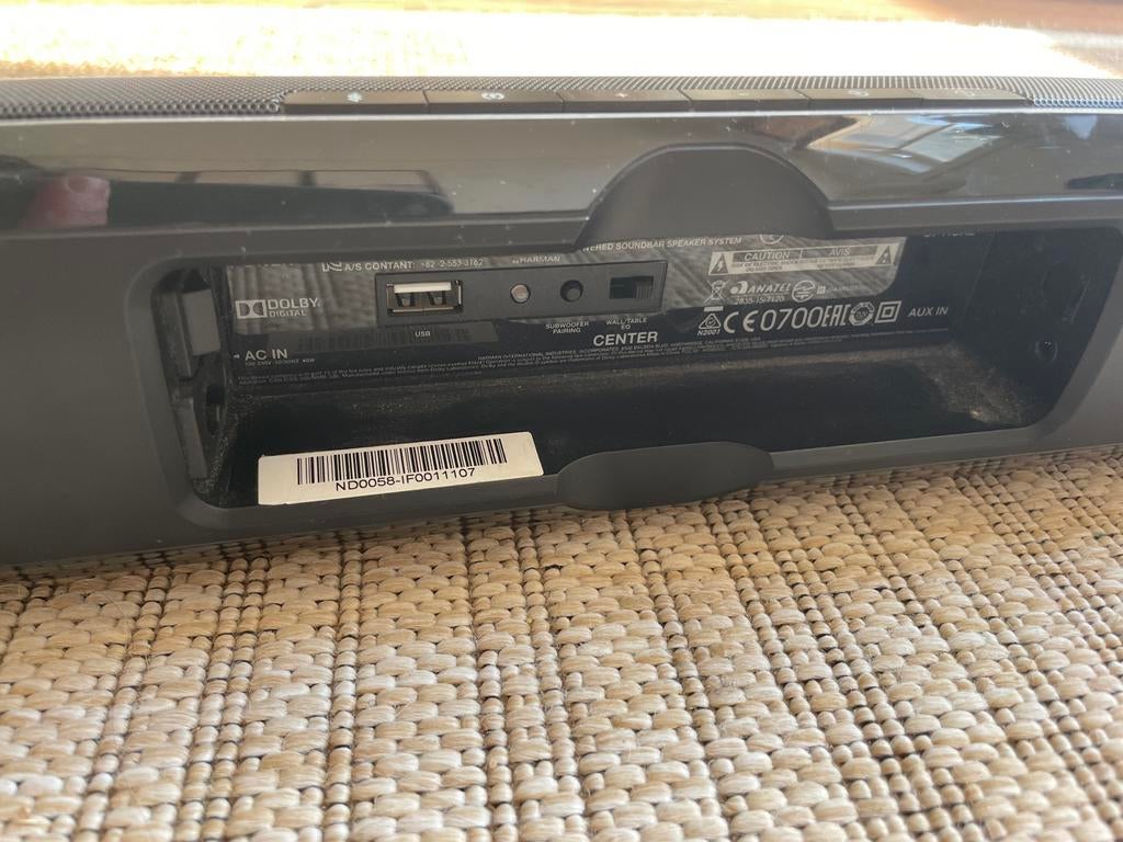 JBL Soundbar SB250, Ophalen of Verzenden, Bluetooth, Gebruikt