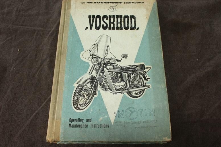 Voskhod operating maintenance instruction manual, Ophalen of Verzenden, Overige merken