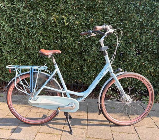 Gazelle Bloom Damesfiets 57 cm Iced Blue, Ophalen, Versnellingen, 56 cm of meer, Zo goed als nieuw