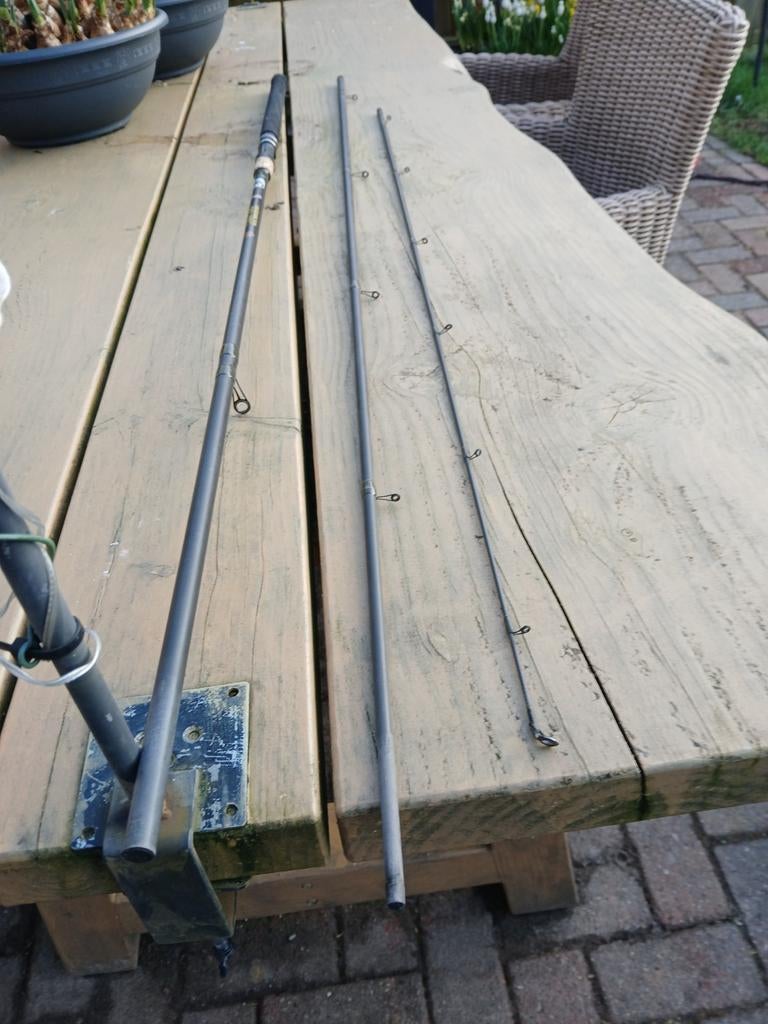 TCI Matchhengel 4 20m met Shimano molen, Watersport en Boten, Ophalen, Molen