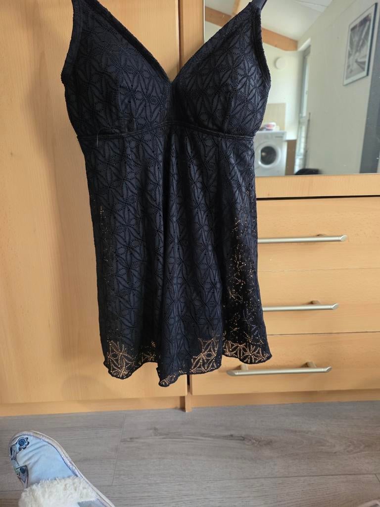 Badkleding, Kleding | Dames, Galajurk, Zwart, Maat 42/44 (L), Ophalen of Verzenden