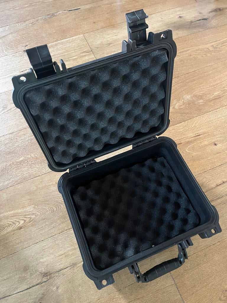 Robuuste kunststof koffer / flightcase met Schuiminterieur, Muziek en Instrumenten, Behuizingen en Koffers, Ophalen of Verzenden