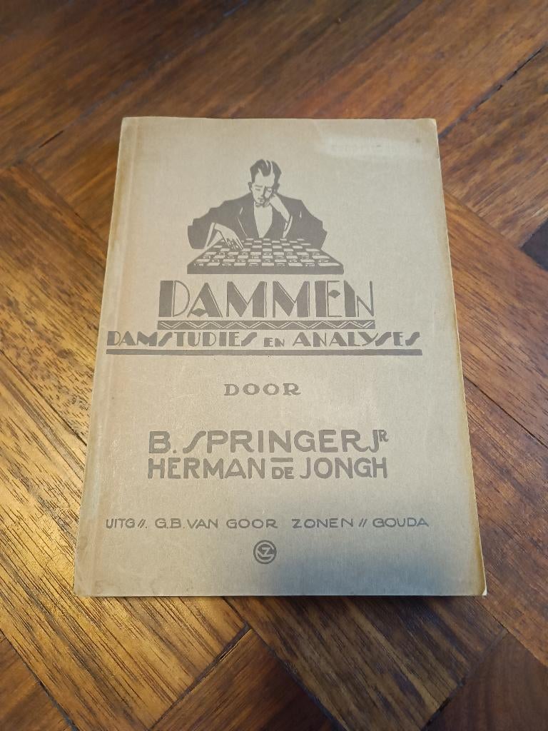 Damboek Dammen Damstudies en Analyses, Boeken, Ophalen of Verzenden, Zo goed als nieuw, Denksport