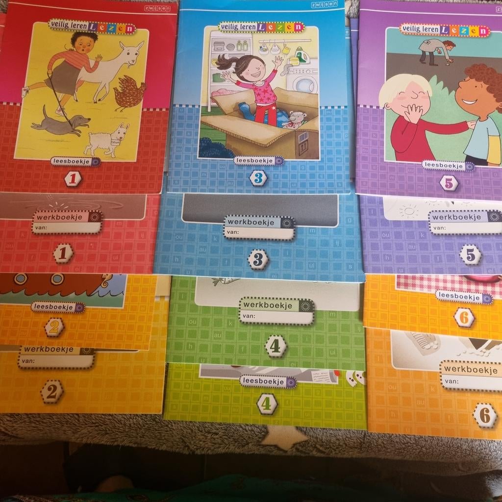 Veilig leren lezen zon serie leesboekjes en werkboekjes, Boeken, Kinderboeken | Jeugd | onder 10 jaar, Ophalen of Verzenden, Nieuw