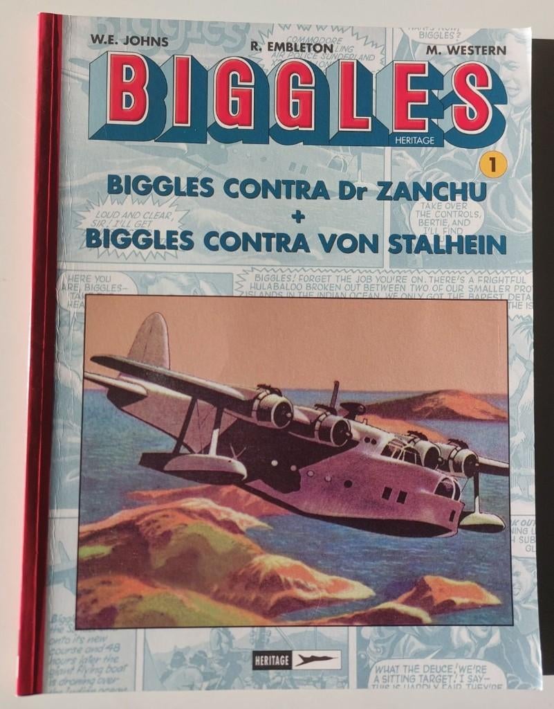 Biggles, Dan Cooper, Buck Danny strips + luchtvaart items, Boeken, Meerdere stripboeken, Ophalen, Gelezen