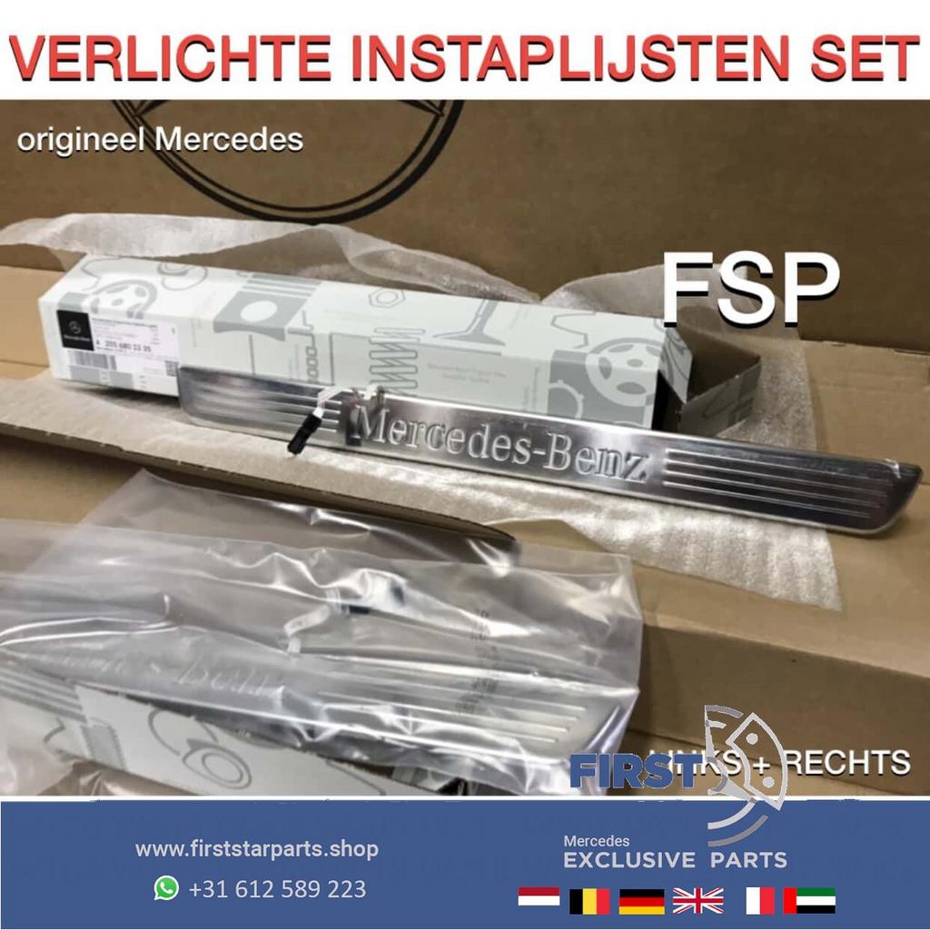 Mercedes Benz instaplijst verlichte dorpel lijst W176 W246 W, Gebruikt, -, Rechts, Ophalen of Verzenden