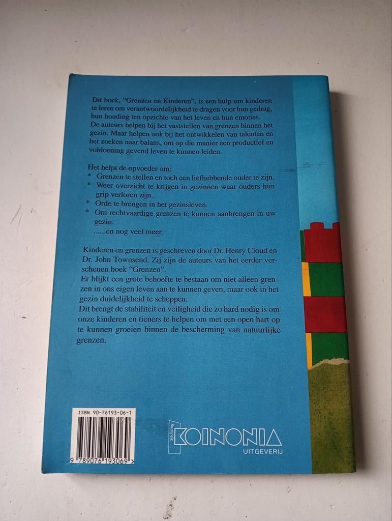 Henry Cloud - Grenzen & Kinderen, H. Cloud; J. Townsend, Ophalen of Verzenden, Ontwikkelingspsychologie, Zo goed als nieuw