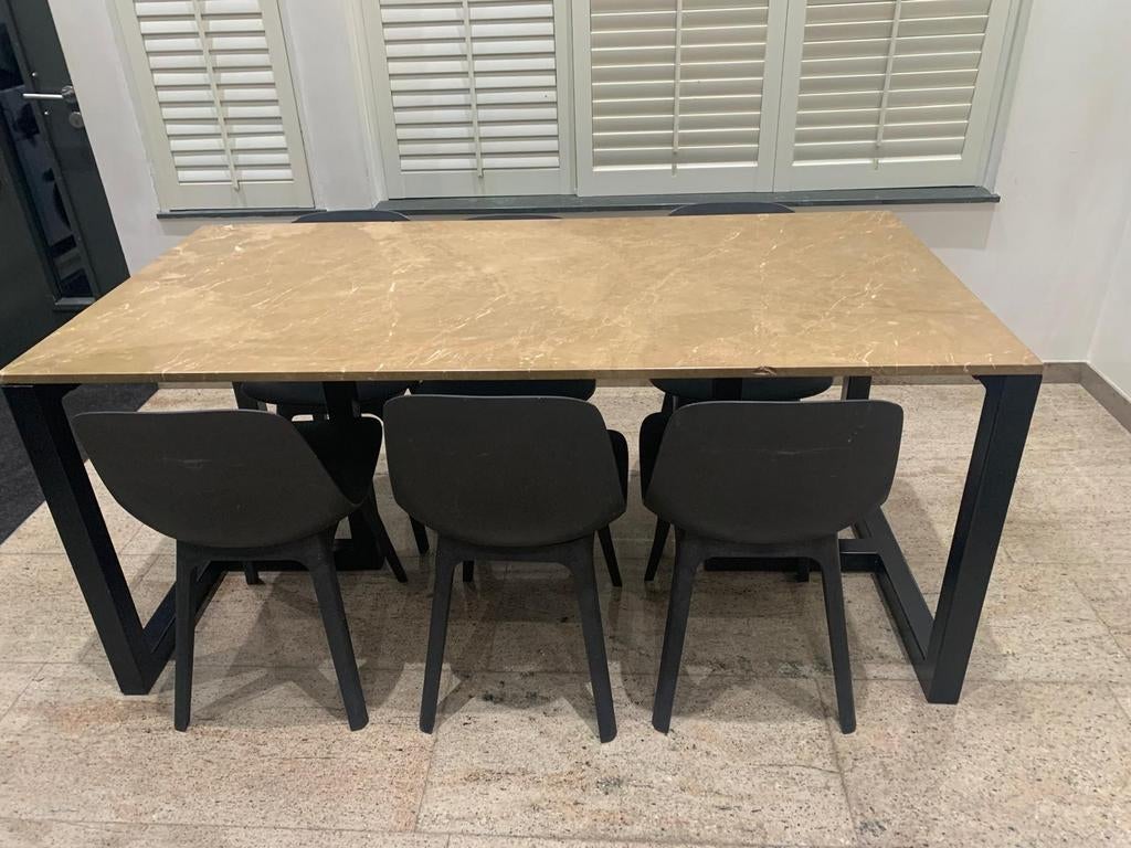 Marmer tafel, Ophalen of Verzenden